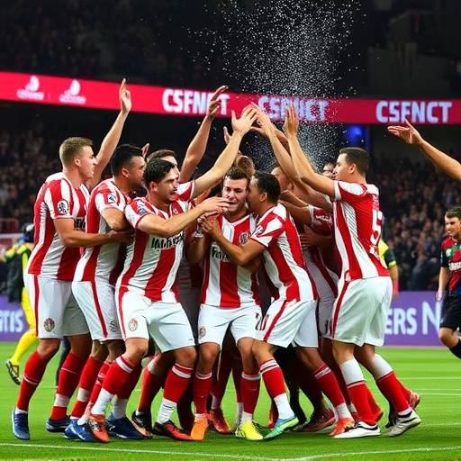 Giocatori dell'Olimpia Milano festeggiano la vittoria dello Scudetto