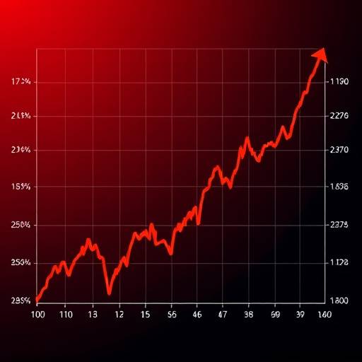 Grafico borsa italiana che mostra l'andamento del mercato azionario italiano
